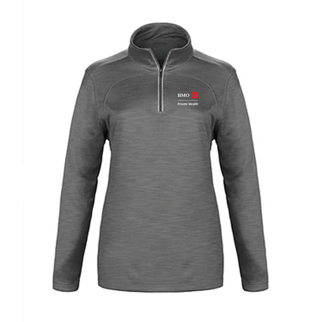 BMO PRIVATE WEALTH EMBROIDERED PREMIUM ATHLETIC 1/4 ZIP (WOMENS)