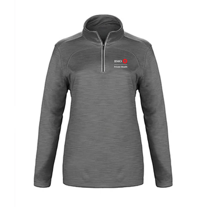 BMO PRIVATE WEALTH EMBROIDERED PREMIUM ATHLETIC 1/4 ZIP (WOMENS)