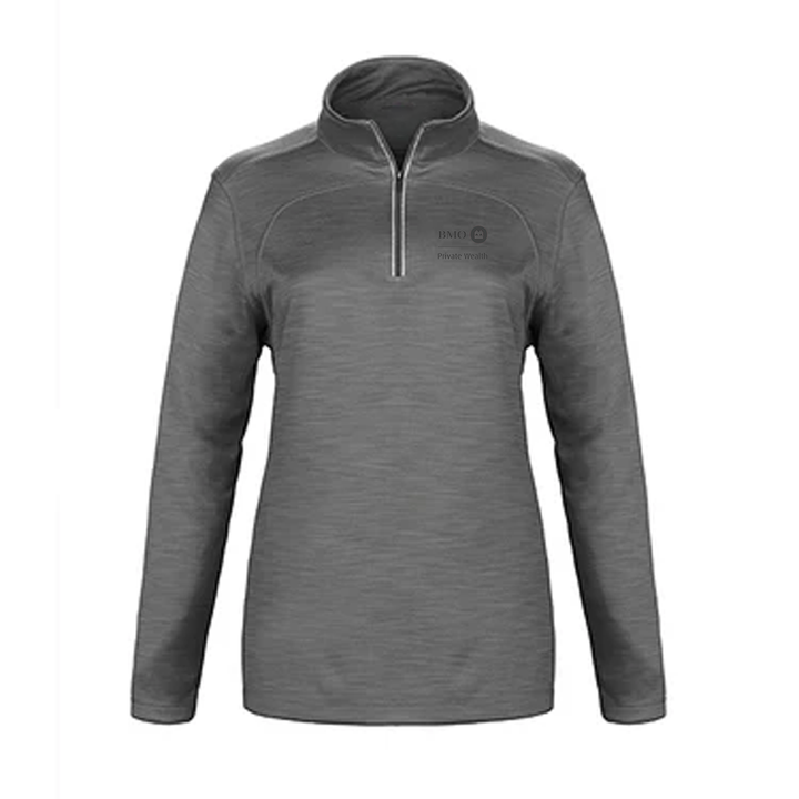 BMO PRIVATE WEALTH MONOCHROMATIC EMBROIDERED PREMIUM ATHLETIC 1/4 ZIP (WOMENS)