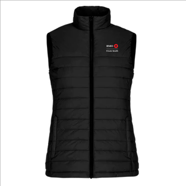 BMO PRIVATE WEALTH EMBROIDERED PUFFER VEST (WOMENS)