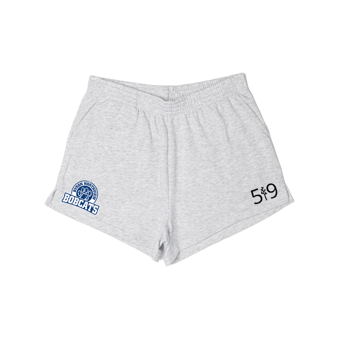 BYRON NORTHVIEW BOBCATS SWEAT SHORTS (WOMENS)