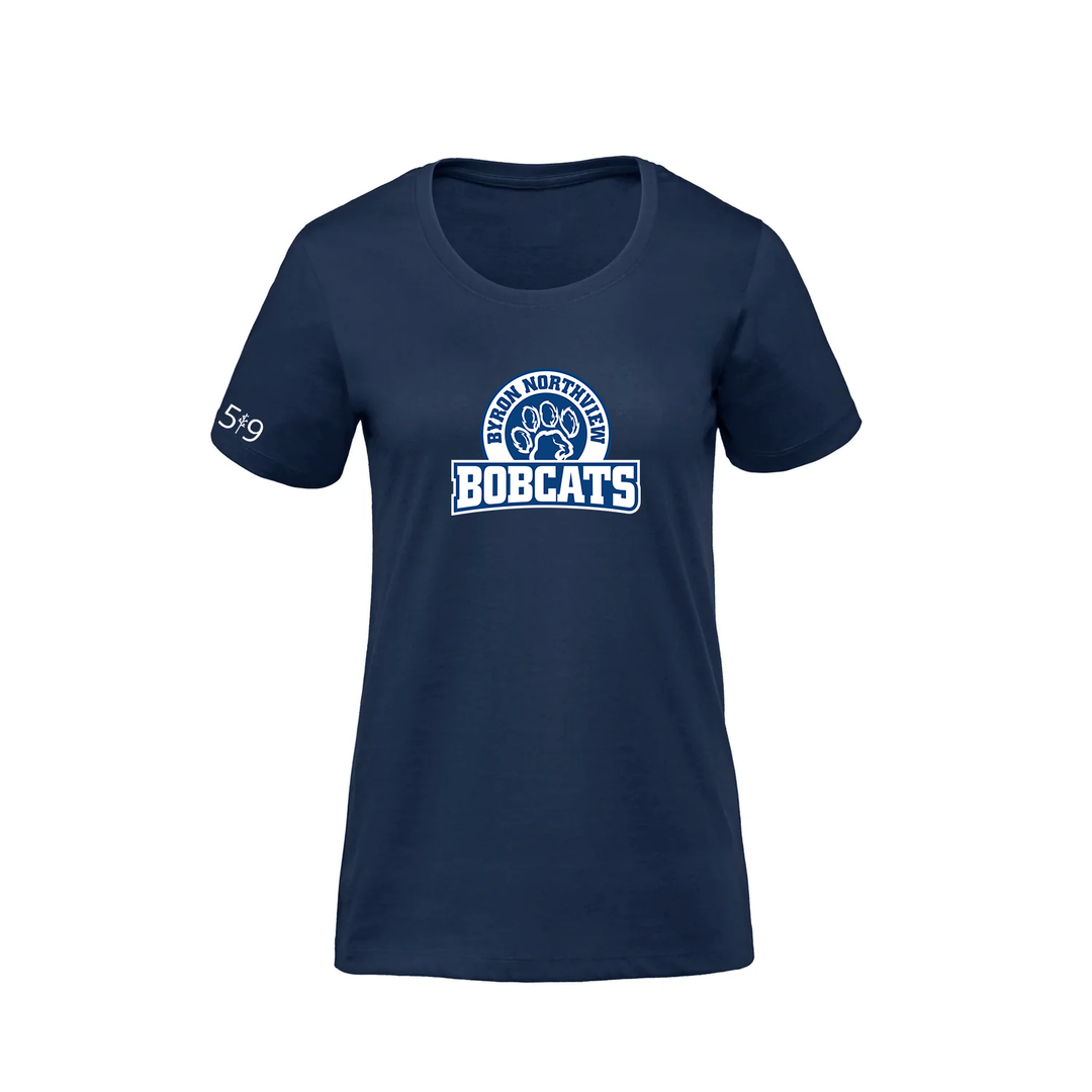 BYRON NORTHVIEW BOBCATS PREMIUM TEE (WOMENS)