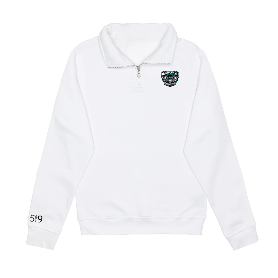 BONAVENTURE CLASSIC EMBLEM 1/4 ZIP (UNISEX)