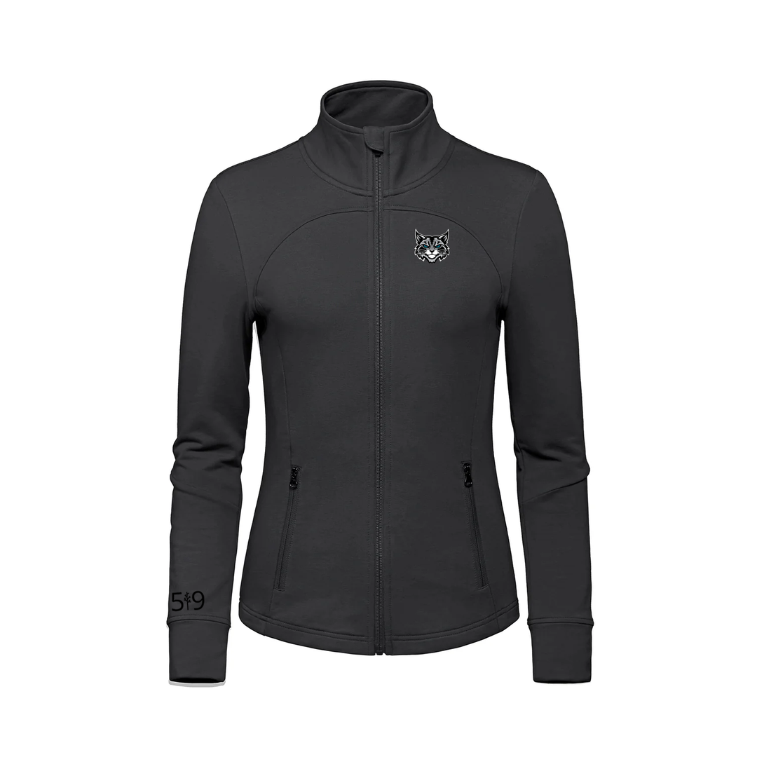 BONAVENTURE EMBROIDERED FRENCH TERRY ZIP-UP (WOMENS)