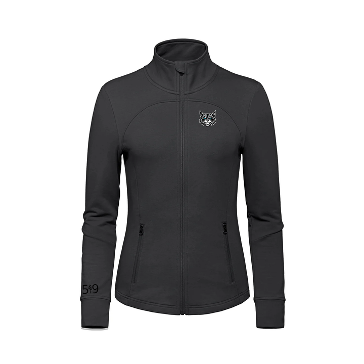 BONAVENTURE EMBROIDERED FRENCH TERRY ZIP-UP (WOMENS)