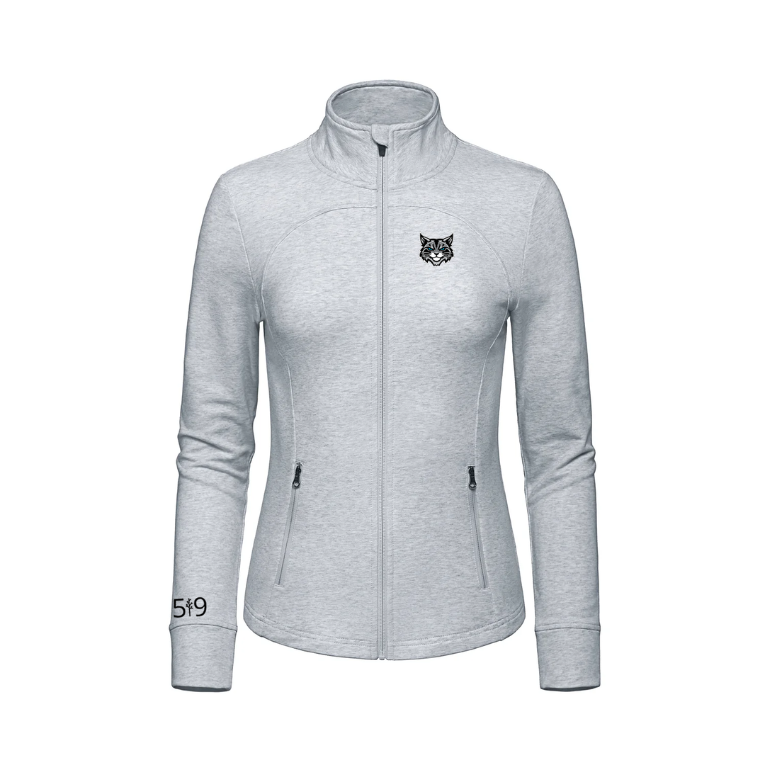 BONAVENTURE EMBROIDERED FRENCH TERRY ZIP-UP (WOMENS)