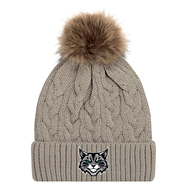 BONAVENTURE EMBROIDERED FAUX FUR TOQUE