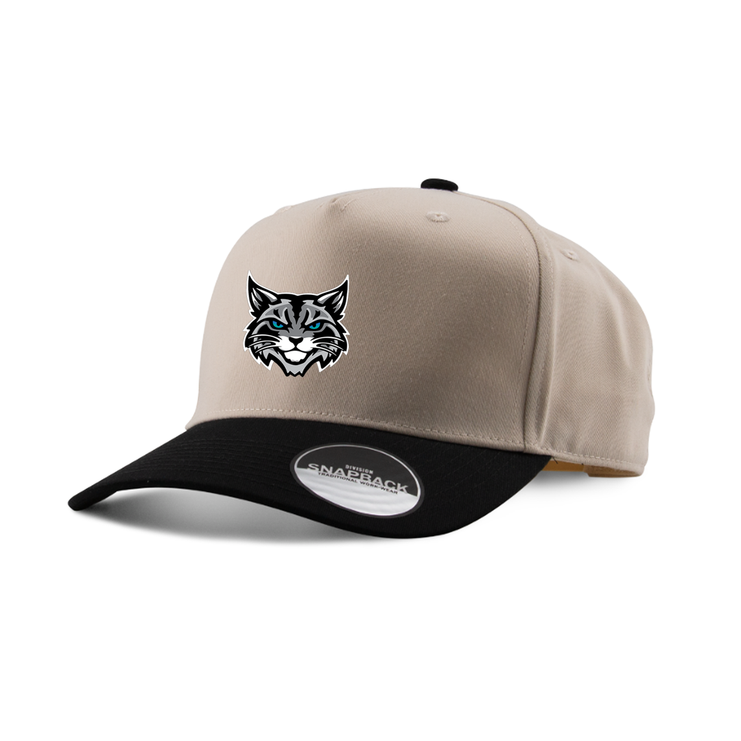 BONAVENTURE EMBROIDERED TWO-TONE PANEL CAP