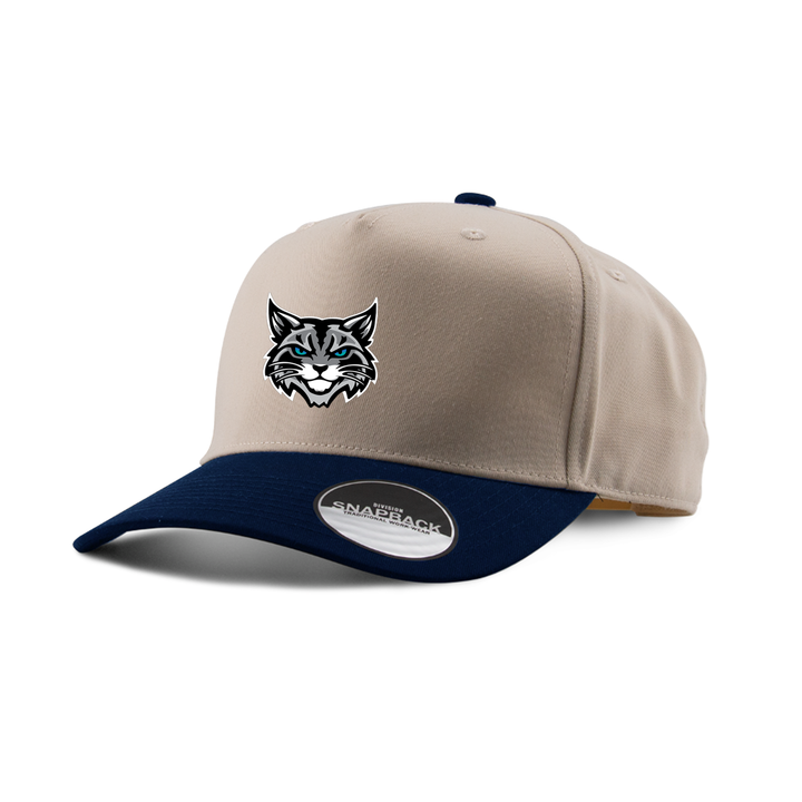 BONAVENTURE EMBROIDERED TWO-TONE PANEL CAP
