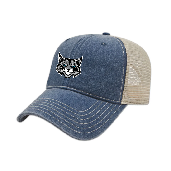 BONAVENTURE EMBROIDERED VINTAGE TRUCKER CAP