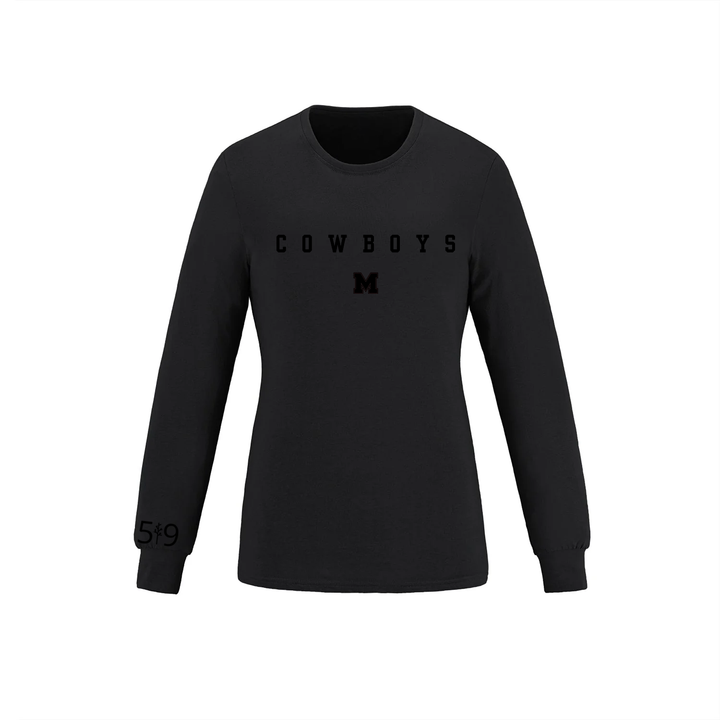 COWBOYS MONOCHROME LONG SLEEVE (WOMENS)
