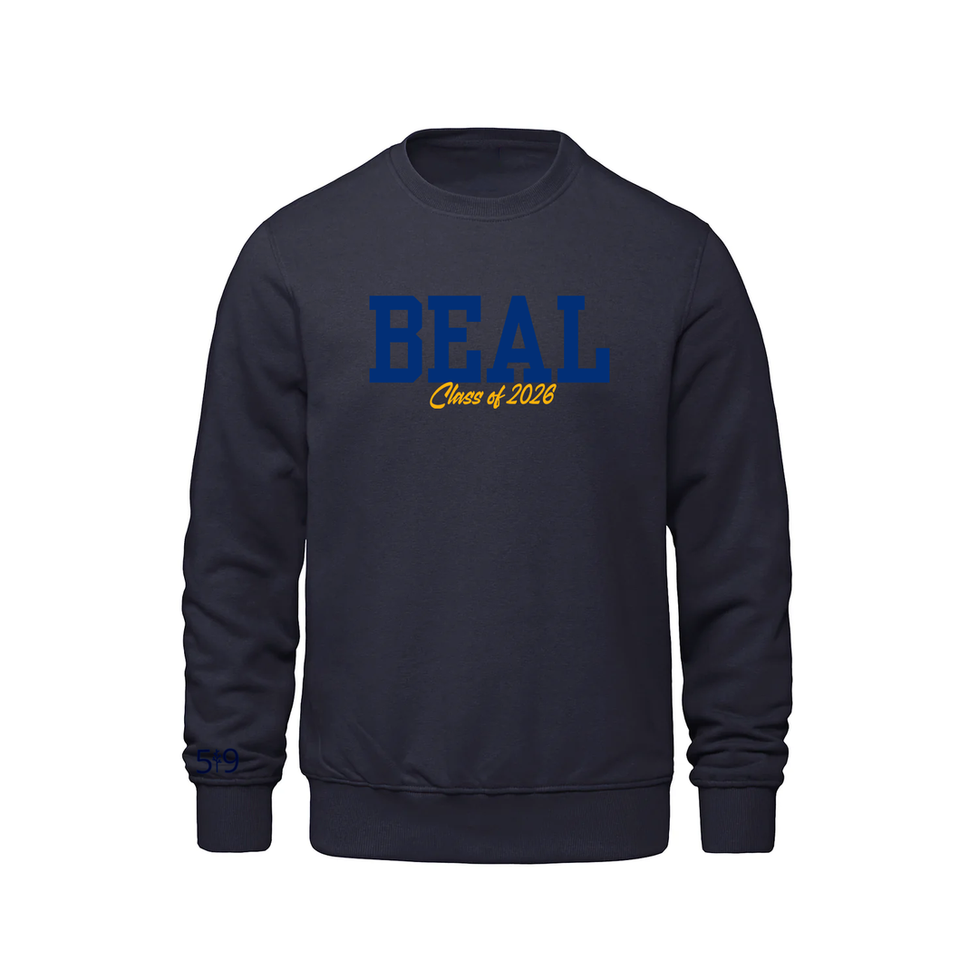 BEAL CLASS OF 2026 EMBROIDERED CREW (UNISEX)