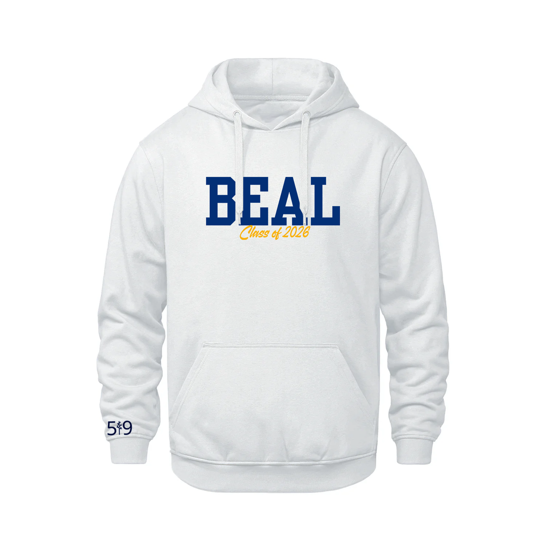 BEAL CLASS OF 2026 EMBROIDERED HOODIE (UNISEX)