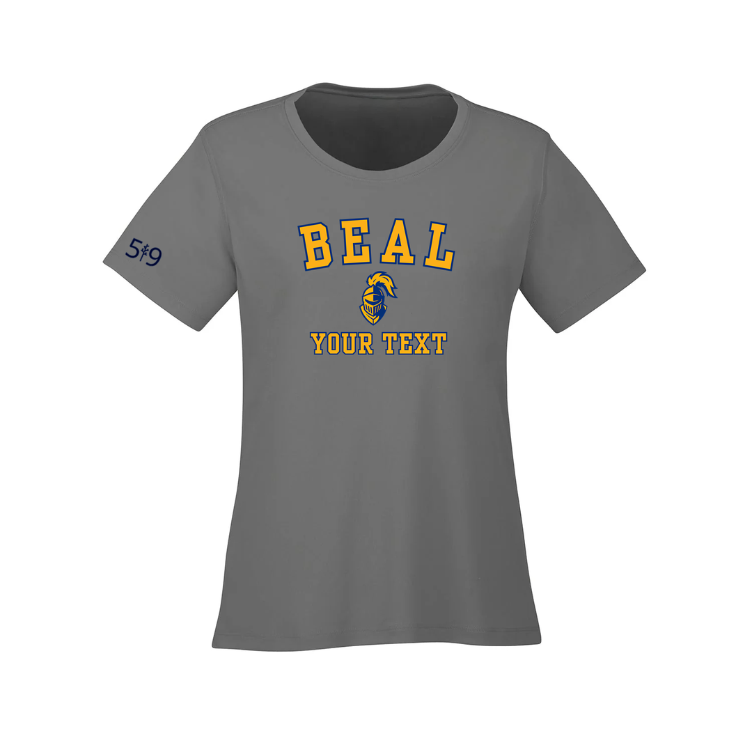 BEAL CUSTOMIZABLE ATHLETIC TEE (WOMENS)