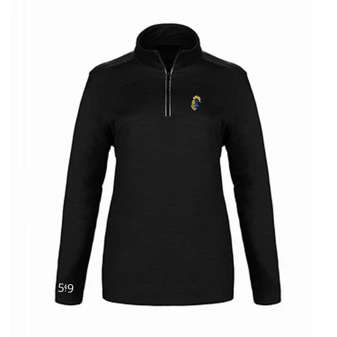 BEAL EMBROIDERED PREMIUM ATHLETIC 1/4 ZIP (WOMENS)