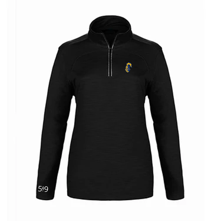 BEAL EMBROIDERED PREMIUM ATHLETIC 1/4 ZIP (WOMENS)