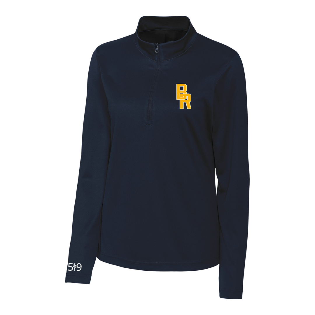 BEAL RAIDERS 'BR' ATHLETIC 1/4 ZIP (WOMENS)