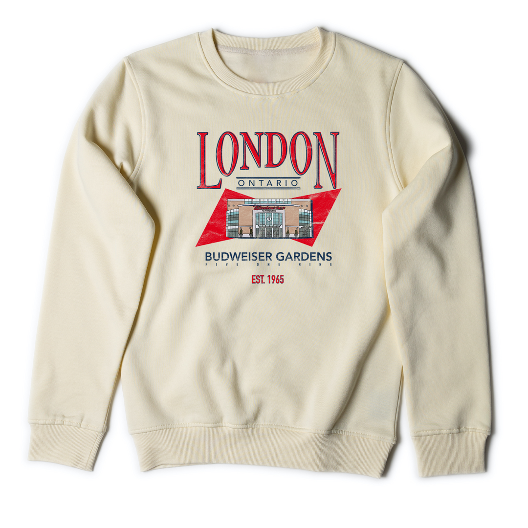 LONDON VINTAGE BUD GARDENS CREWNECK (UNISEX)