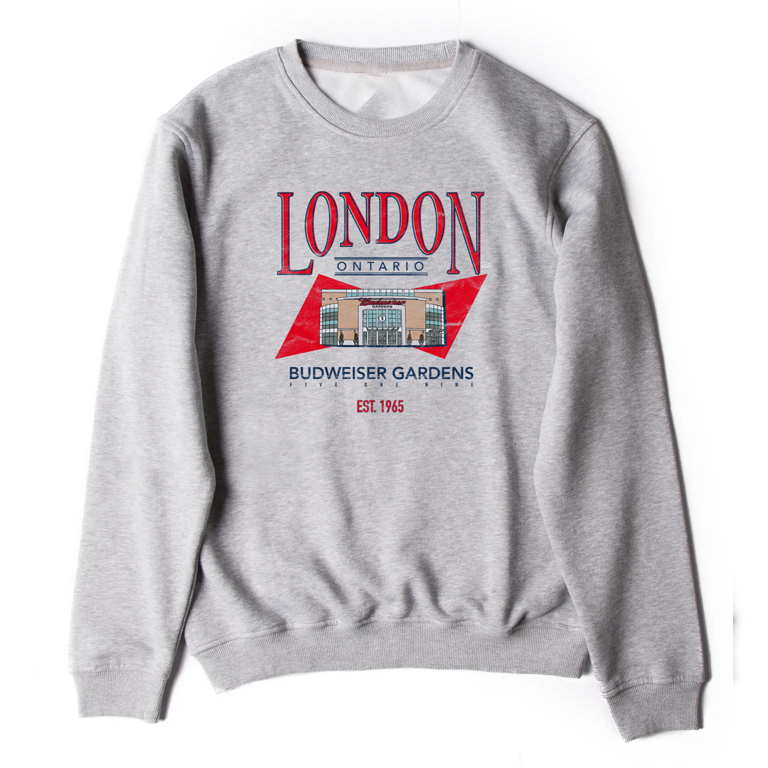 LONDON VINTAGE BUD GARDENS CREWNECK (UNISEX)