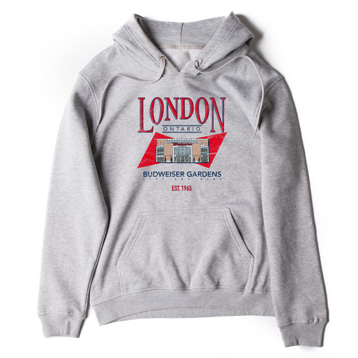 LONDON VINTAGE BUD GARDENS HOODIE (UNISEX)