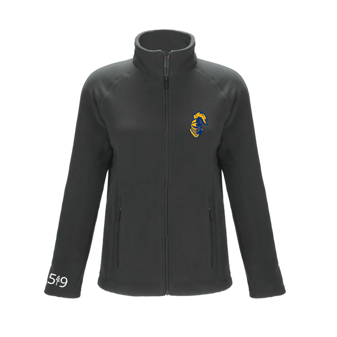 BEAL EMBROIDERED MICROFLEECE ZIP-UP (WOMENS)