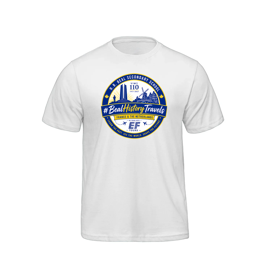 BEAL HISTORY TRAVELS TEE (MENS)