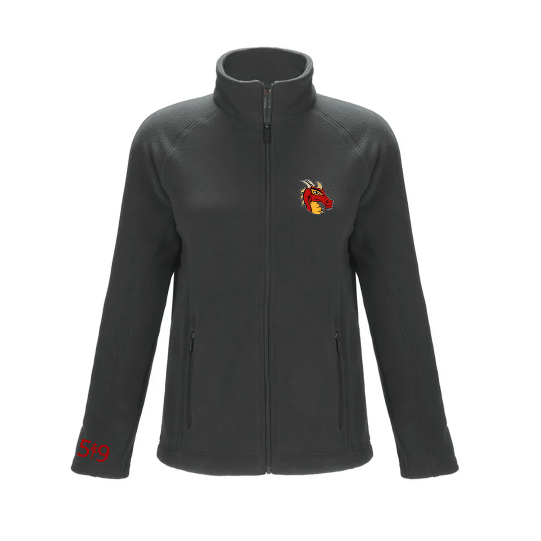 BYRON SOUTHWOOD EMBROIDERED MICROFLEECE ZIP-UP (WOMENS)