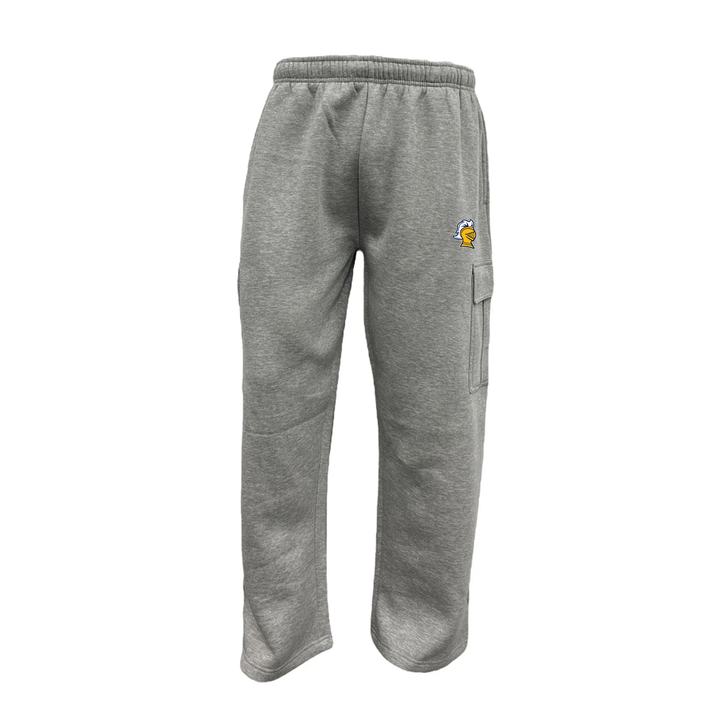 COLLEGE AVE EMBROIDERED CARGO SWEATPANTS (UNISEX)