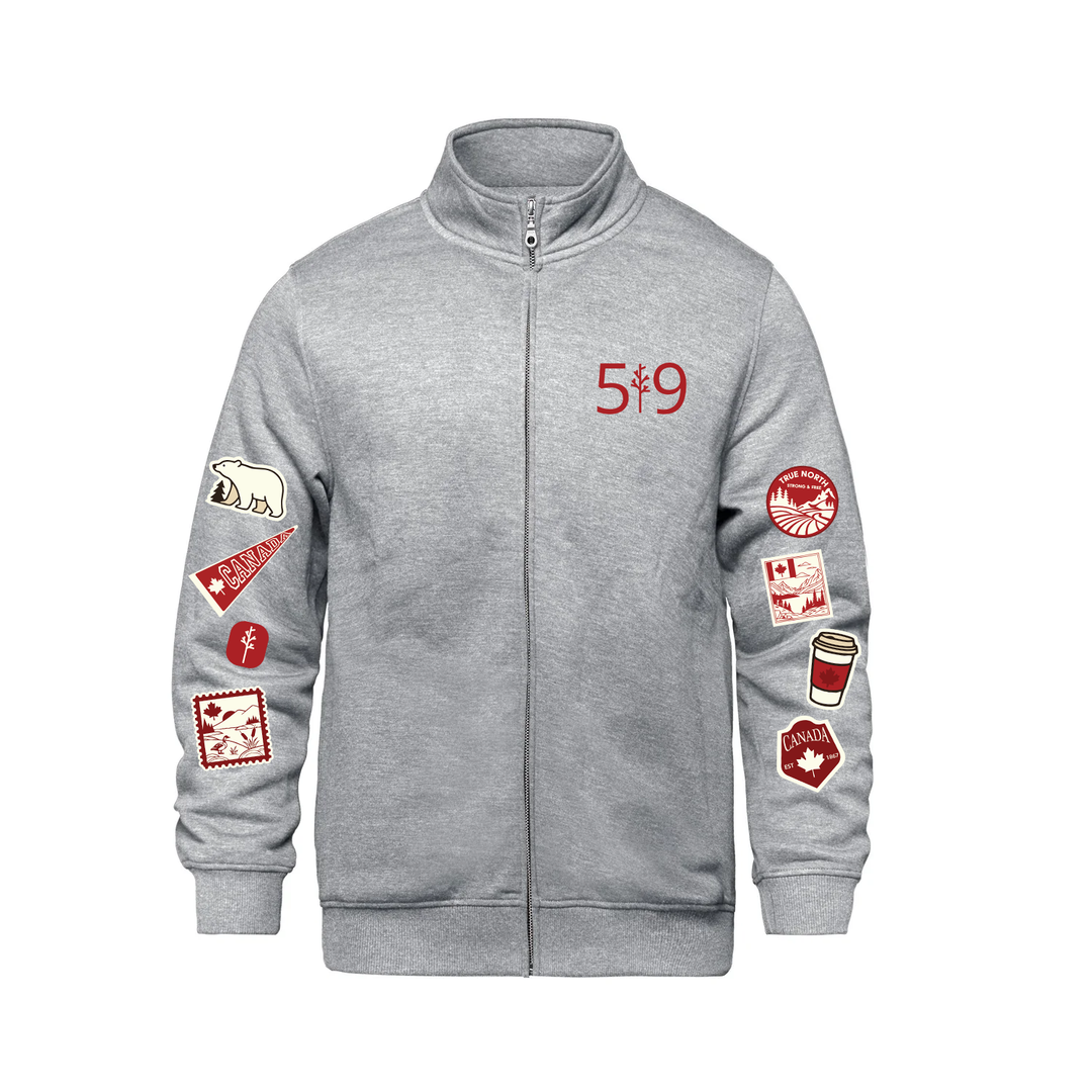 TRUE NORTH ZIP-UP SWEATER (UNISEX)