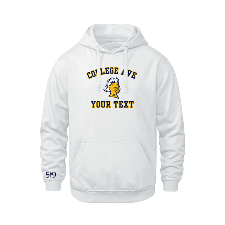 COLLEGE AVE CUSTOMIZABLE HOODIE (UNISEX)