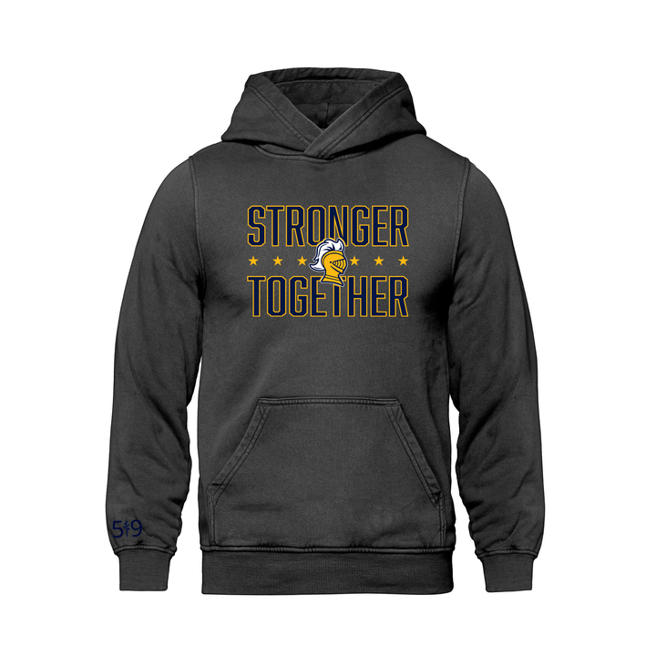 COLLEGE AVE STRONGER TOGETHER RETRO HOODIE (UNISEX)