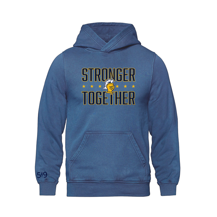 COLLEGE AVE STRONGER TOGETHER RETRO HOODIE (UNISEX)