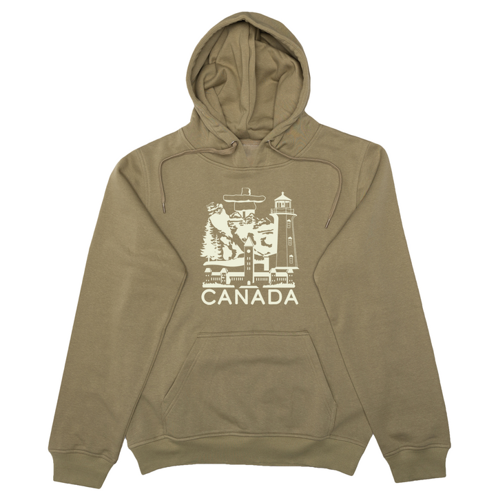 CANADIAN LANDMARKS HOODIE (UNISEX)