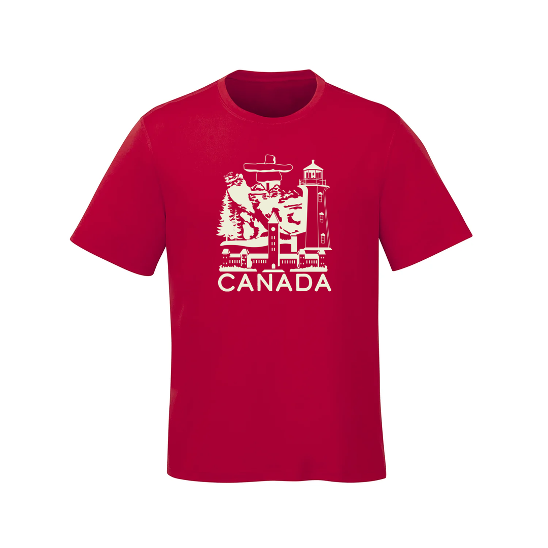CANADIAN LANDMARKS TEE (YOUTH)