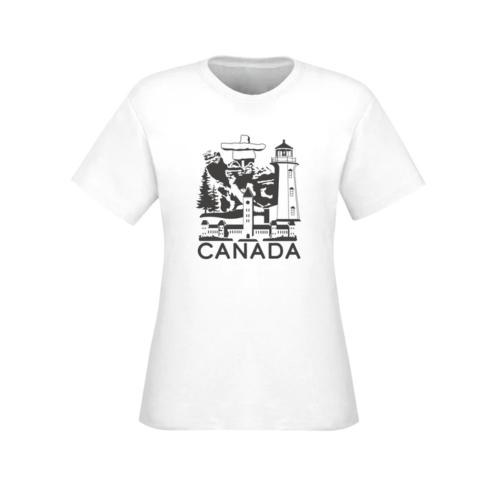 CANADIAN LANDMARKS TEE (WOMENS)