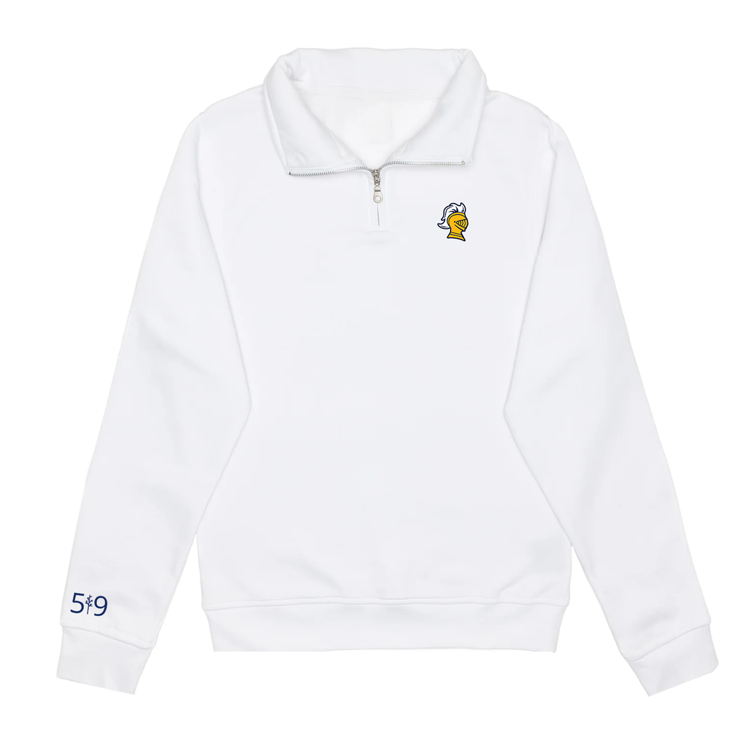 COLLEGE AVE EMBROIDERED 1/4 ZIP (UNISEX)