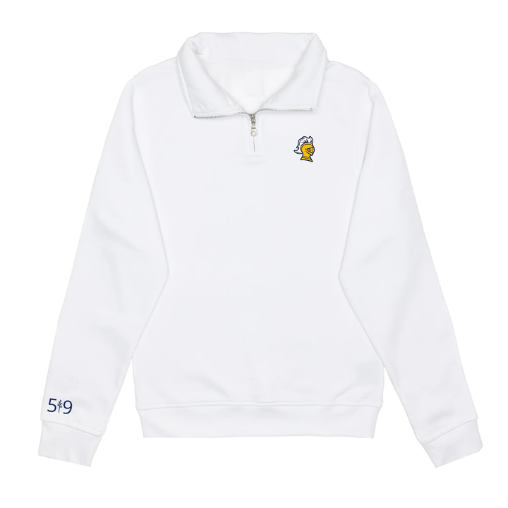 COLLEGE AVE EMBROIDERED 1/4 ZIP (UNISEX)