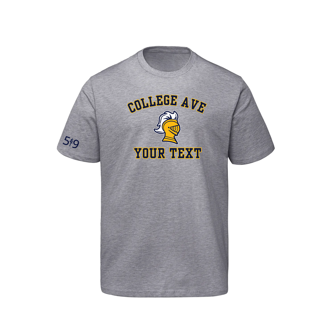 COLLEGE AVE CUSTOMIZABLE TEE (MENS)