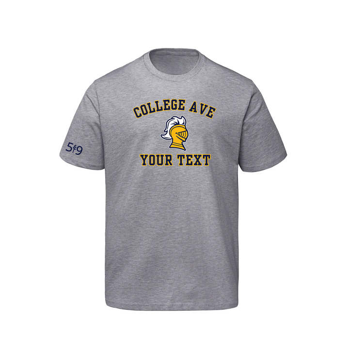 COLLEGE AVE CUSTOMIZABLE TEE (MENS)