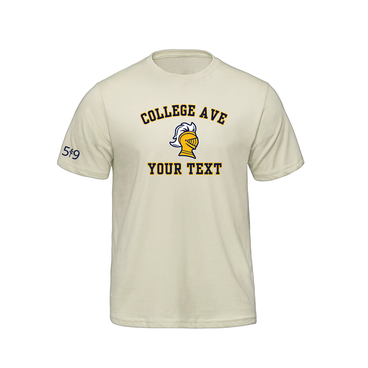 COLLEGE AVE CUSTOMIZABLE TEE (MENS)