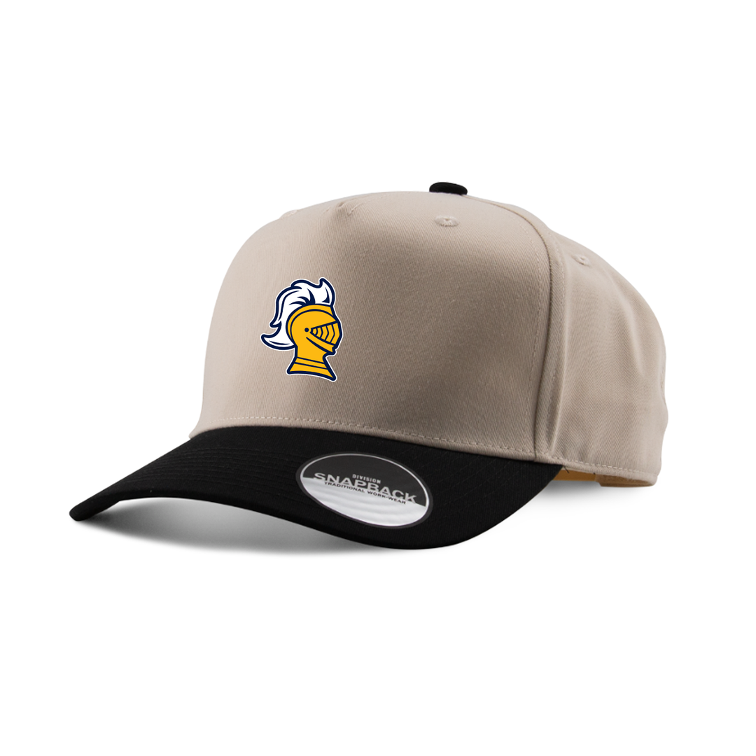 COLLEGE AVE EMBROIDERED TWO-TONE PANEL CAP