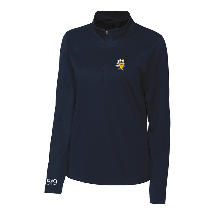 COLLEGE AVE EMBROIDERED ATHLETIC 1/4 ZIP (WOMENS)
