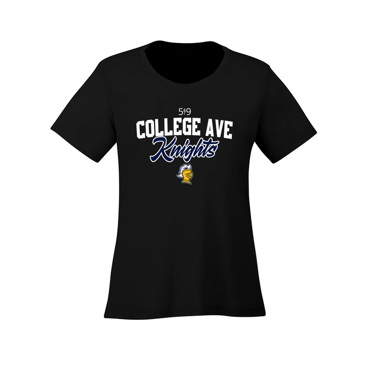 COLLEGE AVE KNIGHTS ATHLETIC TEE (WOMENS)