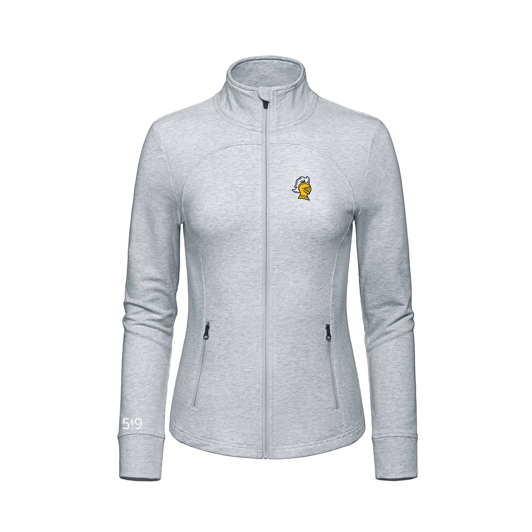 COLLEGE AVE EMBROIDERED FRENCH TERRY ZIP-UP (WOMENS)