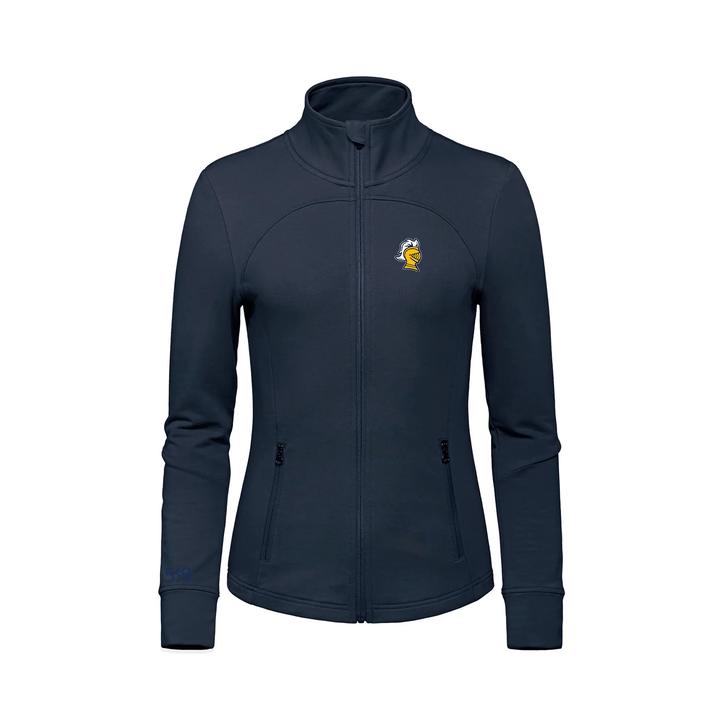 COLLEGE AVE EMBROIDERED FRENCH TERRY ZIP-UP (WOMENS)