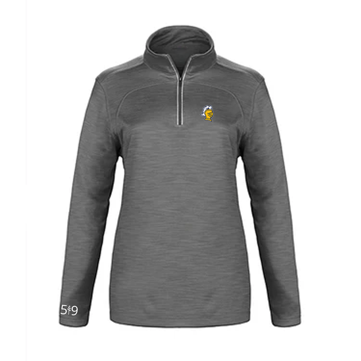 COLLEGE AVE EMBROIDERED PREMIUM ATHLETIC 1/4 ZIP (WOMENS)