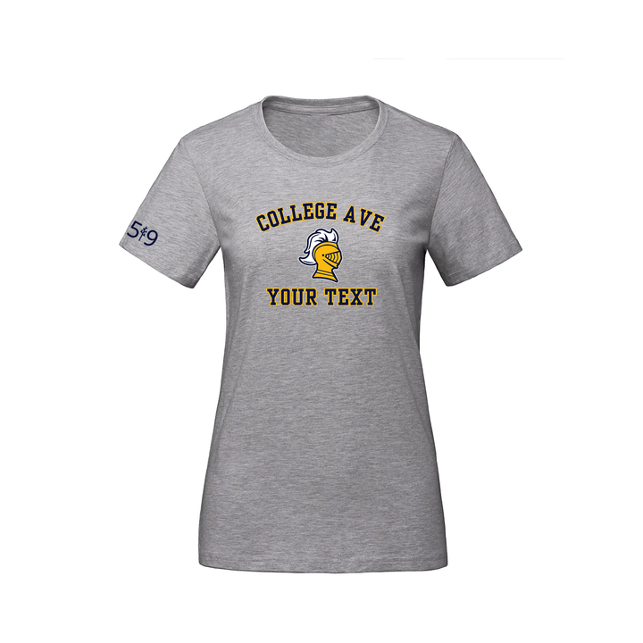 COLLEGE AVE CUSTOMIZABLE TEE (WOMENS)