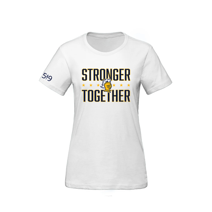 COLLEGE AVE STRONGER TOGETHER TEE (WOMENS)