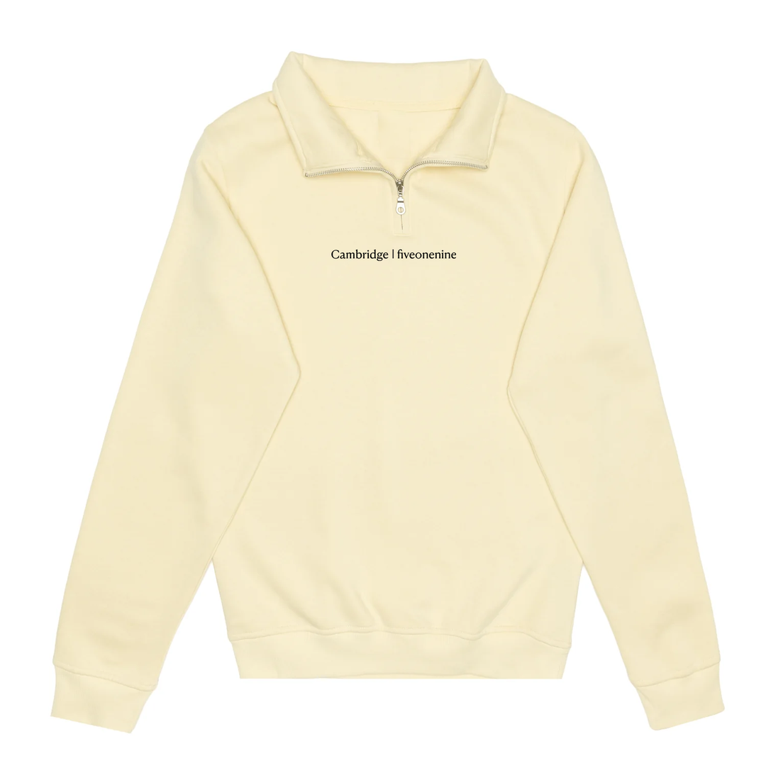 CAMBRIDGE EMBROIDERED 1/4 ZIP (UNISEX)