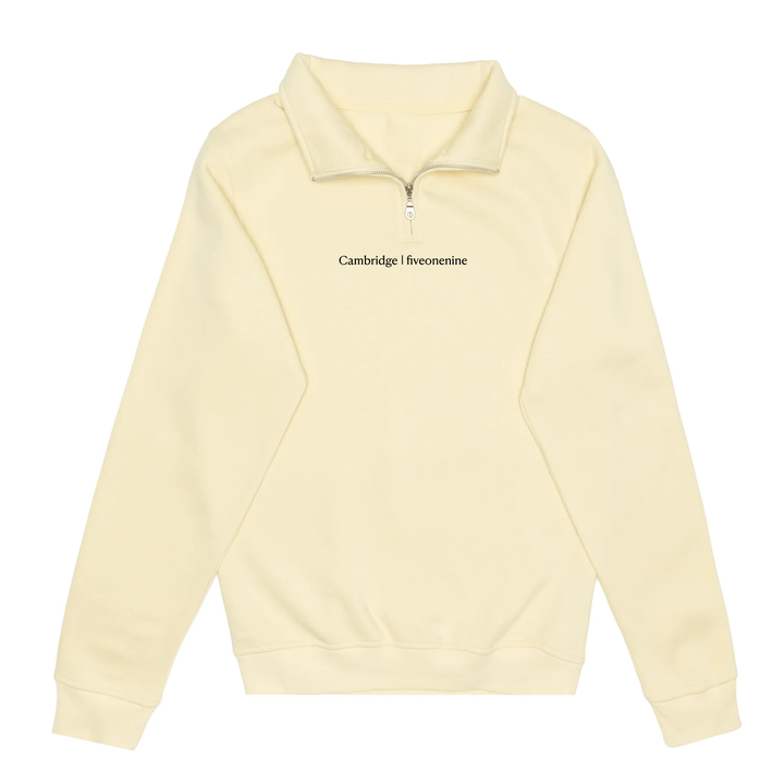 CAMBRIDGE EMBROIDERED 1/4 ZIP (UNISEX)